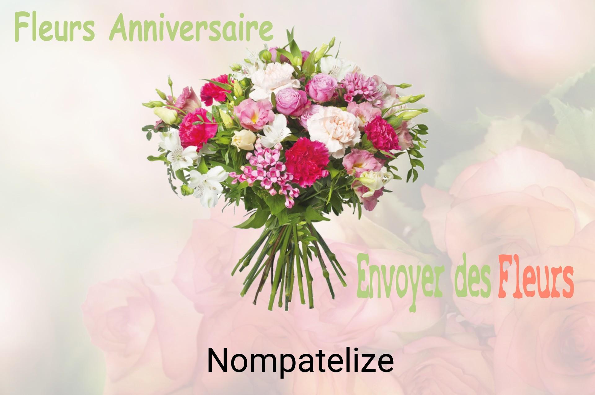 Bouquet de fleurs d’anniversaire livré à Nompatelize